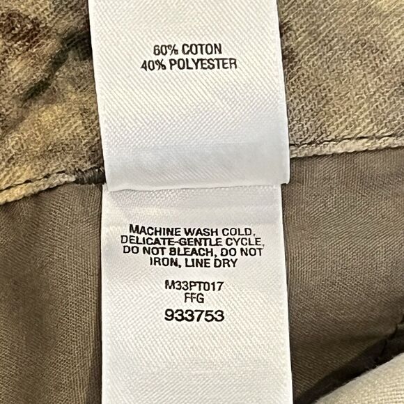 Cabelas Camo Cargo Pants Canvas ZONZ Woodlands Hunting Outdoor Mens Size 44 x 32 - Picture 8 of 13